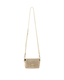 Oliver Bonas Lizzie Braided Gold Crossbody Bag £55