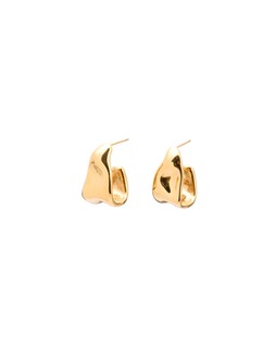 Oliver Bonas Margaret Organic Shape Stainless Steel Drop Hoops £24