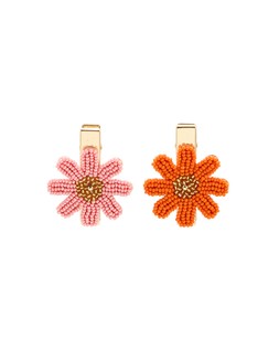 Oliver Bonas Marley Beaded Flower Hair Clips Set of 2 £18