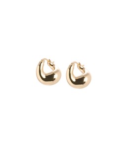 Oliver Bonas Mary Mini Chunky Gold Hoops £16.50