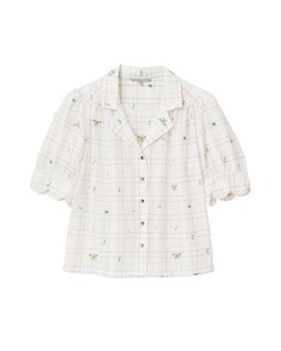 Oliver Bonas Metallic Check Blouse £60