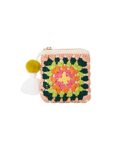 Oliver Bonas Mika Squares Crochet Pouch £16