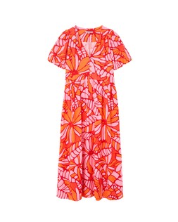 Oliver Bonas Pink Summer Liberation Midi Dress £80