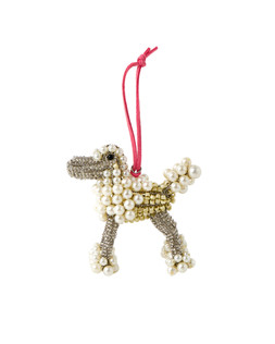Oliver Bonas Poodle Beaded Decoration £16.50