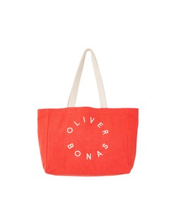 Oliver Bonas Red Fabric Shopper £22
