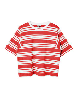Oliver Bonas Red Stripe Boxy Tee £35