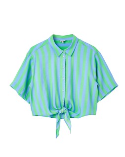 Oliver Bonas Stripe Tie Front Shirt £55