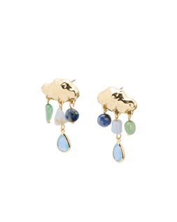 Oliver Bonas Taranis Stone Drop Cloud Earrings £19.50