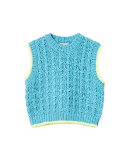 Oliver Bonas Teal Chunky Cable Tank £55