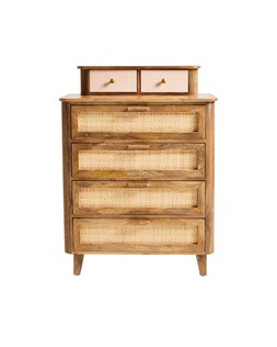 Oliver Bonas Tinta Stripe Tallboy Chest of Drawers £745