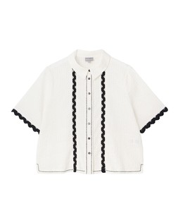 Oliver Bonas White Ric Rac Shirt £60