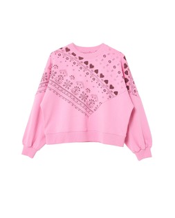 Pink & Brown Bandana Print Sweatshirt £55