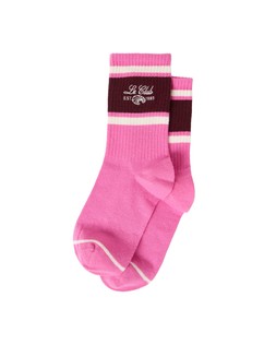Pink Le Club Ribbed Sporty Ankle Socks £8.50