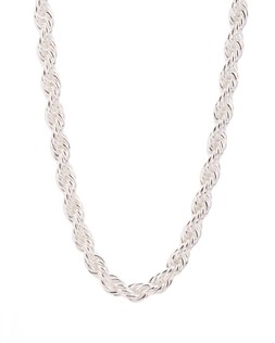 Porter Twisted Textured Silver Tone Chunky Necklace £28