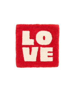 Red & Cream Love Tufted Cushion Cover £29.5