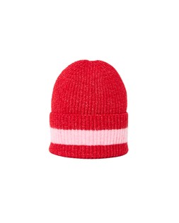 Red & Pink Stripe Beanie £28