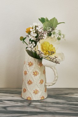 Shrimps x Oliver Bonas Knitted Floral Jug £29.50