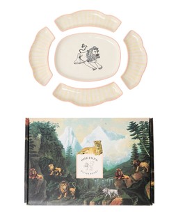 Shrimps x Oliver Bonas Lenny Lion Five Piece Platter £55 1915952