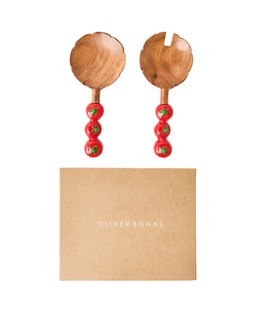 Tomato Handle Wooden Salad Servers £29.50