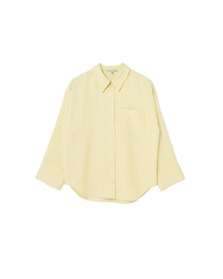 Yellow & Blue Button Up Striped Shirt £60