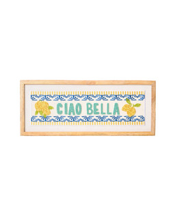 Yellow & Blue Ciao Bella Beaded Wall Art £70