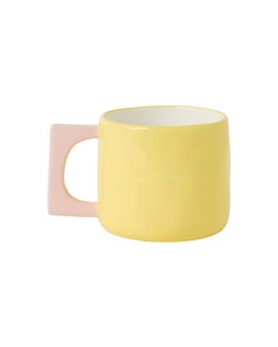 Zuli Sculptural Handle Yellow Mug £12.50