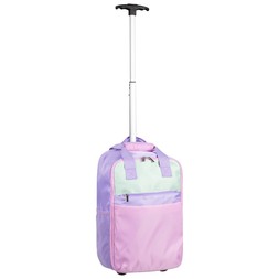 B&M HOLIDAY SHOP 2026 // LUGGAGE // KIDS' TROLLEY BAG - PINK // £15 //