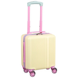 B&M HOLIDAY SHOP 2026 // LUGGAGE // KIDS' HARD SHELL UNDERSEAT CABIN CASE - YELLOW // £25 //