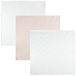 B&M SS26 // BABY EVENT // MUSLIN CLOTHS 3PK - RAINBOWS // £4