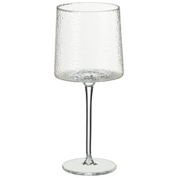 B&M HOME SS26 // RAW BEAUTY // 2PK HAMMERED WINE GLASSES // £6 //