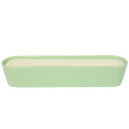 B&M GARDEN SS26 // GARDEN LIFE // GREEN OVAL CANDLE // £8 //