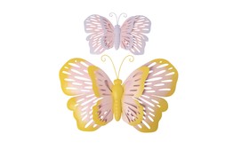 B&M GARDEN SS26 // GARDEN LIFE // BUTTERFLY WALL ART 2PK // £10 //