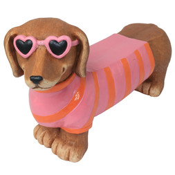 sausage dog plant stand