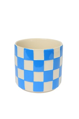 B&M GARDEN SS26 // BRIGHTS // BRIGHTS PLANTER BLUE // £4 //