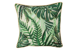 B&M GARDEN SS26 // BOTANICAL // BOTAICA FOILED CUSHION // £8 //