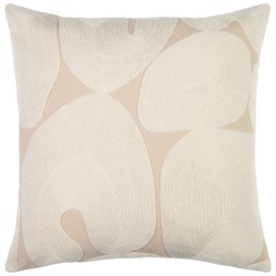 B&M HOME SS26 // RAW BEAUTY // EMBROIDERED CREAM CUSHION // £10 //