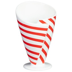 B&M HOME SS26 // TAPAS & PIZZA // CERAMIC CHIP CONE SERVER // £4 //
