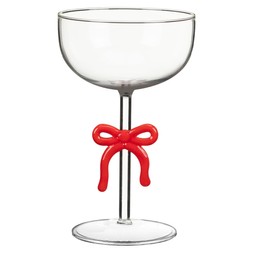 BOW COUPE GLASS £3.50 (437379)
