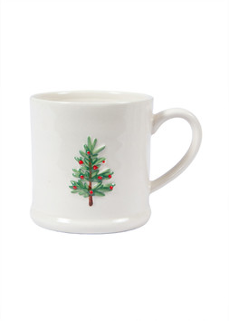 Stoneware Mini Mug Tree with berries