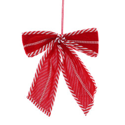 Red velvet bow