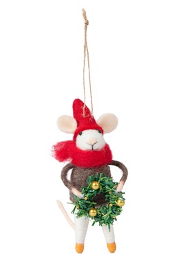 Felt Mouse Hanging Dec