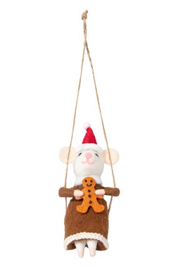 Felt Mouse hanging dec