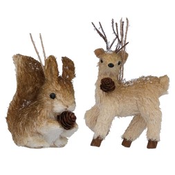 Bristle animal deer-squirrel-fox 3as