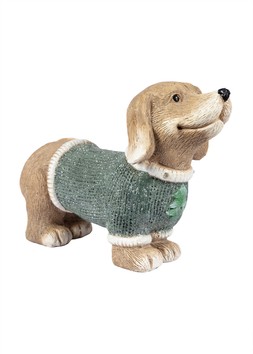 Dog In Jumper Led Decoration Battery Operated
