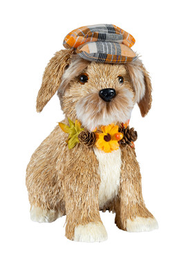 Puppy-in-plaid