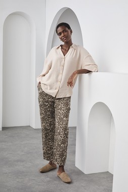 Leopard Print Barrel Leg Jeans £24
