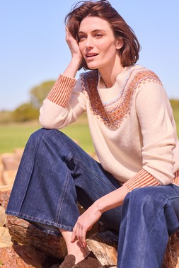 Fairisle Jumper £24 & Flared Jeans £25- Available from 9th August 2026