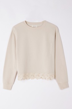 Frill Detail Sweatshirt £22- Available from 9th August 2026