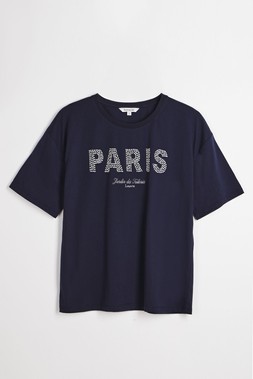 Pearl Embellished Paris T-Shirt £14
