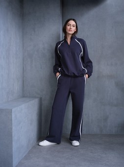 Quarter Zip Jumper £22 & Wide Leg Joggers £22